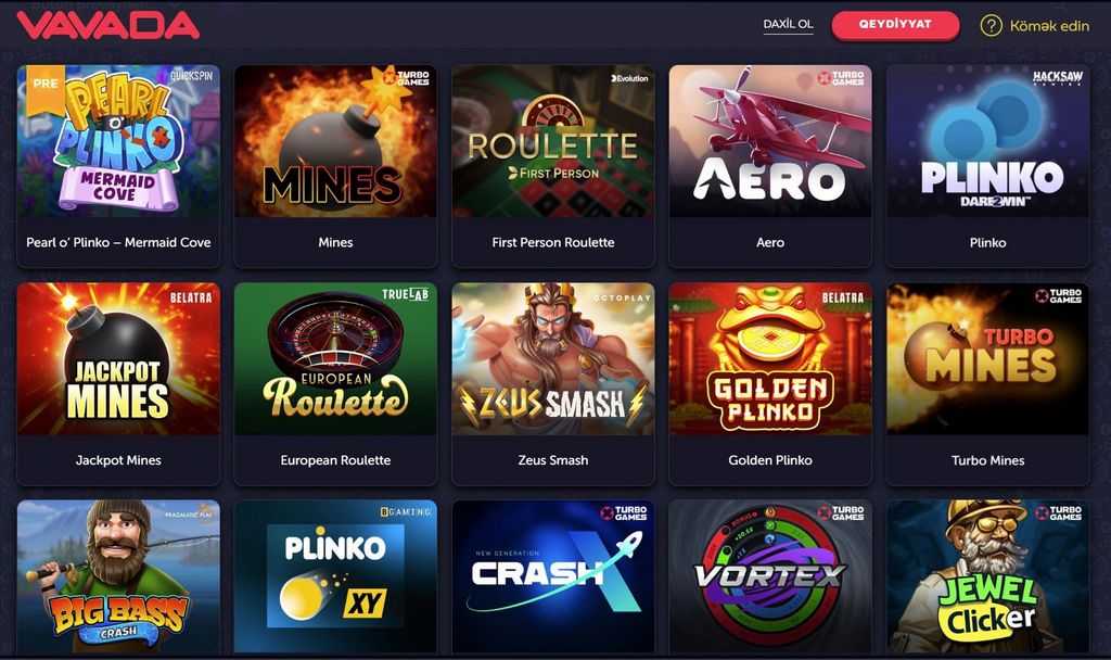 Обзор игорного заведения VAVADA - Вход, подписка и бонусы Обзор игорного заведения VAVADA - Вход, подписка и бонусы